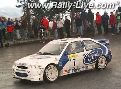 Juha Kankkunen - Juha Repo
66º Rallye Automobile de Monte-Carlo 1998. Ford Escort WRC (R4 FMC). Clasificado 2º.

Del 19 al 21 de Enero, Monte-Carlo.
Superficie: asfalto - nieve.

El Rally tenia un total de 1454.53 km de los que 359.19 km divididos en 18 tramos eran especiales.

Tomaron la salida 106 equipos, finalizaron 60.@
Palabras clave: Juha_Kankkunen;Juha_Repo;Ford;Escort;WRC;Montecarlo;1998