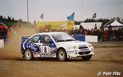 Bruno Thiry - Stéphane Prévot
54º Network Q Rally de Gran Bretaña 1998. Ford Escort WRC (P9 FMC). Clasificado 3º.

Del 22 al 24 de Noviembre, Cheltenham, Inglaterra.
Superficie: tierra - asfalto.

El Rally tenia un total de 1175.90 km de los que 383.85 km divididos en 28 tramos eran especiales.

Tomaron la salida 168 equipos, finalizaron 82.

© Petr Fitz
@
Palabras clave: Bruno_Thiry;Ford;Escort;WRC;Gran_Bretaña;1998;Inglaterra