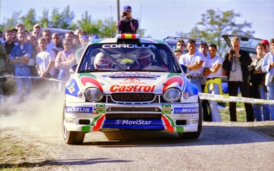 Carlos Sainz - Luis Moya
40º Rallye Sanremo - Rallye d'Italia 1998. Toyota Corolla WRC (K-AM 652). Clasificado 4º.

Del 12 al 14 Octubre, Sanremo, Imperia, Liguria, Italia.
Superficie: asfalto.

El Rally tenia un total de 1494.80 Km de los que 400.30 km divididos en 24 tramos eran especiales.

Se inscribieron 160 equipos, tomaron la salida 153, finalizaron 76.@
Palabras clave: ;Toyota;Corolla;WRC;Sanremo;1998