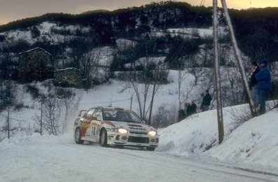 Uwe Nittel - Christina Thorner
66º Rallye Automobile de Monte-Carlo 1998. Mitsubishi Carisma GT Evo IV (P4 MRE). Clasificado 7º.

Del 19 al 21 de Enero, Monte-Carlo.
Superficie: asfalto - nieve.

El Rally tenia un total de 1454.53 km de los que 359.19 km divididos en 18 tramos eran especiales.

Tomaron la salida 106 equipos, finalizaron 60.@
Palabras clave: Mitsubishi;Carisma;Montecarlo;1998;nieve