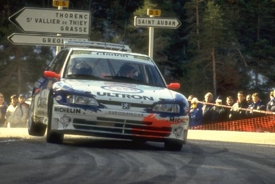 François Delecour - Daniel Grataloup
66º Rallye Automobile de Monte-Carlo 1998. Peugeot 306 Maxi (763 LYV 75). Clasificado 10º.

Del 19 al 21 de Enero, Monte-Carlo.
Superficie: asfalto - nieve.

El Rally tenia un total de 1454.53 km de los que 359.19 km divididos en 18 tramos eran especiales.

Tomaron la salida 106 equipos, finalizaron 60.@
Palabras clave: ;Peugeot;Montecarlo;1998