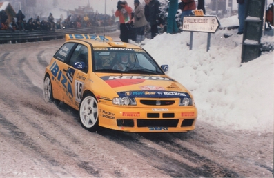 Harri Rovanpera - Voitto Silander
66º Rallye Automobile de Monte-Carlo 1998. Seat Ibiza GTI 16V Evo2 (B-7501-TK). Clasificado 11º.

Del 19 al 21 de Enero, Monte-Carlo.
Superficie: asfalto - nieve.

El Rally tenia un total de 1454.53 km de los que 359.19 km divididos en 18 tramos eran especiales.

Tomaron la salida 106 equipos, finalizaron 60.@
Palabras clave: ;Seat;Ibiza;Montecarlo;1998;nieve;Turini