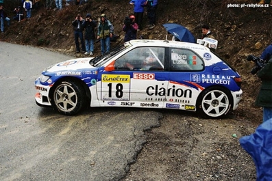 Adruzilo Lopes - LuIs Lisboa
66º Rallye Automobile de Monte-Carlo 1998. Peugeot 306 Maxi (775 LYV 75). Clasificado 12º.

Del 19 al 21 de Enero, Monte-Carlo.
Superficie: asfalto - nieve.

El Rally tenia un total de 1454.53 km de los que 359.19 km divididos en 18 tramos eran especiales.

Tomaron la salida 106 equipos, finalizaron 60.@

Palabras clave: Peugeot;Montecarlo;1998