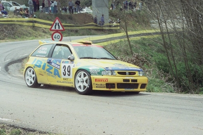 Salvador Cañellas - Xavier Lorza
34º Rallye Catalunya - Costa Brava - Rallye de España 1998. Seat Ibiza Kit Car Evo2 (B-7501-TK). Clasificado 17º.
Catalunya Motor

Del 20 al 22 de Abril, Lloret de Mar, Girona, Catalunya, España.
Superficie: asfalto.

El Rally tenia un total de 1471.74 Km de los que 400.71 Km divididos en 19 tramos eran especiales.

Se inscribieron 125 equipos, tomaron la salida 115, finalizaron 46.@
Palabras clave: Seat;Ibiza;GTi;Catalunya;Costa_Brava;España;1998;Spain
