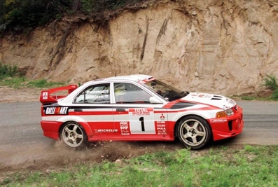 Tommi Mäkinen - Risto Mannisenmäki
42º Tour de Corse - Rallye de Francia 1998. Mitsubishi Lancer Evo V (R2 MRE). Abandonó por problemas eléctricos en SS4 Filitosa - Bicchisano 1 de 22.63 Km.

Del 4 al 6 de Mayo, Ajaccio, Córcega, Francia.
Superficie: asfalto.

El Rally tenia un total de 1145.69 km de los que 399.18 km divididos en 18 tramos eran especiales (una de ellas fue cancelada SS16 Filitosa - Bicchisano 2 de 22.63 Km).

Tomaron la salida 80 equipos, finalizaron 45.@
Palabras clave: ;Mitsubishi;Lancer;Corcega;1998;Corse