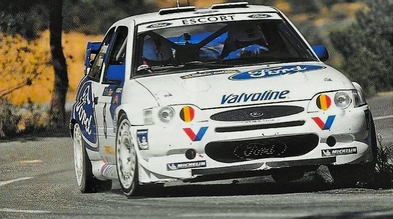 Bruno Thiry - Stéphane Prévot
34º Rallye Catalunya - Costa Brava (Rallye de España) 1998. Ford Escort WRC (R3 FMC). Abandonó por motor en el penúltimo tramo, SS18 La Fullaca - St Hilari 2 de 21.98 Km.

Del 20 al 22 de Abril, Lloret de Mar, Girona, Catalunya, España.
Superficie: asfalto.

El Rally tenia un total de 1471.74 Km de los que 400.71 Km divididos en 19 tramos eran especiales.

Se inscribieron 125 equipos, tomaron la salida 115, finalizaron 46.@
Palabras clave: Bruno_Thiry;Ford;Escort;WRC;Catalunya;Catalunya;España;Costa_Brava;1998;Spain