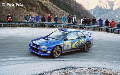 Juha Kankkunen - Juha Repo
67º Rallye Automobile de Monte-Carlo 1999. Subaru Impreza S5 WRC '99 (S8 SRT). Clasificado 2º.

Del 17 al 20 de Enero, Monte-Carlo.
Superficie: asfalto - nieve.

El Rally tenia un total de 1613.7 km de los que 424.6 km divididos en 14 tramos, eran especiales.

Tomaron la salida 86 equipos, finalizaron 46.

© Petr Fitz
@@
Palabras clave: ;Subaru;Impreza;WRC;Montecarlo;1999