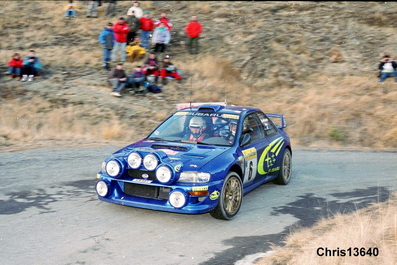 Juha Kankkunen - Juha Repo
67º Rallye Automobile de Monte-Carlo 1999. Subaru Impreza S5 WRC '99 (S8 SRT). Clasificado 2º.

Del 17 al 20 de Enero, Monte-Carlo.
Superficie: asfalto - nieve.

El Rally tenia un total de 1613.7 km de los que 424.6 km divididos en 14 tramos, eran especiales.

Tomaron la salida 86 equipos, finalizaron 46.@
Palabras clave: ;Subaru;Impreza;WRC;Montecarlo;1999