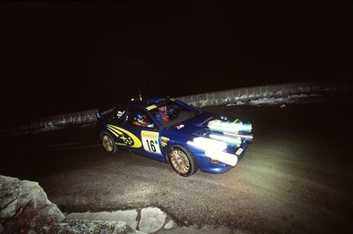 Bruno Thiry - Stéphane Prévot
67º Rallye Automobile de Monte-Carlo 1999. Subaru Impreza S5 WRC '99 (S7 SRT). Clasificado 5º.

Del 17 al 20 de Enero, Monte-Carlo.
Superficie: asfalto - nieve.

El Rally tenia un total de 1613.7 km de los que 424.6 km divididos en 14 tramos, eran especiales.

Tomaron la salida 86 equipos, finalizaron 46.@
Palabras clave: Bruno_Thiry;Subaru;Impreza;WRC;Montecarlo;1999