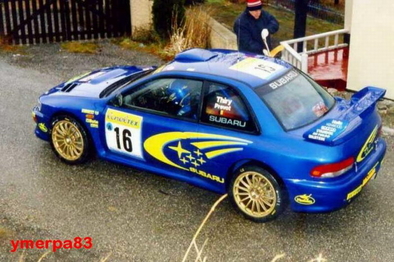 Bruno Thiry - Stéphane Prévot
67º Rallye Automobile de Monte-Carlo 1999. Subaru Impreza S5 WRC '99 (S7 SRT). Clasificado 5º.

Del 17 al 20 de Enero, Monte-Carlo.
Superficie: asfalto - nieve.

El Rally tenia un total de 1613.7 km de los que 424.6 km divididos en 14 tramos, eran especiales.

Tomaron la salida 86 equipos, finalizaron 46.@
Palabras clave: Bruno_Thiry;Subaru;Impreza;WRC;Montecarlo;1999