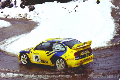 Piero Liatti - Carlo Cassina
67º Rallye Automobile de Monte-Carlo 1999. Seat Cordoba WRC (B-4904-UP). Clasificado 6º.

Del 17 al 20 de Enero, Monte-Carlo.
Superficie: asfalto - nieve.

El Rally tenia un total de 1613.7 km de los que 424.6 km divididos en 14 tramos, eran especiales.

Tomaron la salida 86 equipos, finalizaron 46.

© Joan Al 
SS Col St. Jean
@
Palabras clave: Piero_Liatti;Seat;Cordoba;WRC;Montecarlo;1999