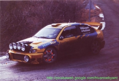 Harri Rovanperä - Risto Pietiläinen
67º Rallye Automobile de Monte-Carlo 1999. Seat Cordoba WRC (B-5329-UL). Clasificado 7º.

Del 17 al 20 de Enero, Monte-Carlo.
Superficie: asfalto - nieve.

El Rally tenia un total de 1613.7 km de los que 424.6 km divididos en 14 tramos, eran especiales.

Tomaron la salida 86 equipos, finalizaron 46.@
Palabras clave: ;Seat;Cordoba;WRC;Montecarlo;1999;detalles