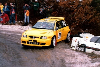 Toni Gardemeister - Paavo Lukander
67º Rallye Automobile de Monte-Carlo 1999. Seat Ibiza GTI 16V Evo 2 (B-7064-UK). Clasificado 14º.

Del 17 al 20 de Enero, Monte-Carlo.
Superficie: asfalto - nieve.

El Rally tenia un total de 1613.7 km de los que 424.6 km divididos en 14 tramos, eran especiales.

Tomaron la salida 86 equipos, finalizaron 46.@
Palabras clave: Seat;Ibiza;Montecarlo;1999