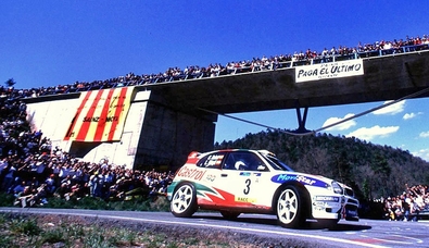 Carlos Sainz - Luis Moya
35º Rallye Catalunya - Costa Brava - Rallye de Espana 1999. Toyota Corolla WRC (K-AM 934). Abandonó por el alternador SS19 Cladells 2 de 15.27 km.
Toyota Castrol Team

Del 19 al 21 de Abril, Lloret de Mar, Girona, Catalunya, España.
Superficie: asfalto.
 
El Rally tenia un total de 1713.31 km de los que 396.01 km divididos en 19 tramos eran especiales.

Se inscribieron 109 equipos, tomaron la salida 109, finalizaron 56.@
Palabras clave: ;Toyota;Corolla;WRC;Catalunya;1999;Costa_Brava;España;Spain