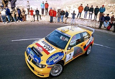 Didier Auriol - Denis Giraudet
68º Rallye Automobile de Monte-Carlo 2000. Seat Cordoba WRC Evo2 (B-3232-VX). Abandonó por problemas con el motor en SS14 Saint Auban - Bif. D10/D17 de 29.17 km.

Del 19 al 22 de Enero, Monte-Carlo.
Superficie: asfalto - nieve

El Rally tenía un total de 1434.85 km de los que 412.81 km divididos en 15 tramos eran especiales (uno de ellos fue cancelado SS6 L'Epine - Rosans de 31.40 km).

Tomaron la salida 92 equipos, finalizaron 59.@
Palabras clave: Didier_Auriol;Seat;Cordoba;WRC;E2;Montecarlo;2000