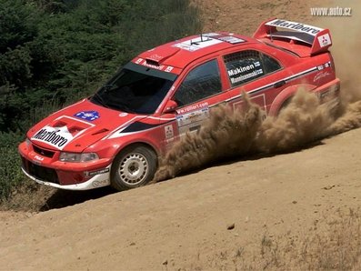 Tommi Mäkinen - Risto Mannisenmäki
48º Acropolis Rally 2001. Mitsubishi Lancer Evo 6.5 (W2 MMR). Clasificado 4º.
Marlboro Mitsubishi Ralliart

Del 14 al 17 de Junio, Atenas, Grecia.
Superficie: tierra.

El Rally tenia un total de 1613.98 km de los que 387.41 km divididos en 20 tramos eran especiales ((uno de ellos fue cancelado SS5 Elatia de 31.40 Km).

Tomaron la salida 110 equipos, finalizaron 47.@
Palabras clave: Tommi_Makinen;Acropolis;Grecia;Mitsubishi;Lancer;2001