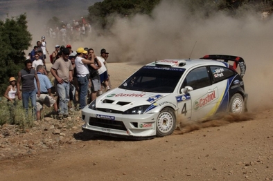 Markko Märtin - Michael Park
50º Golden Acropolis Rally 2003. Ford Focus RS WRC '03 (EO03 YRJ). Clasificado 1º.

Del 5 al 8 de Junio, Lamia, Grecia.
Superficie: tierra.

El Rally tenia un total de 1,441.37 Km de los que 399.49 Km divididos en 22 tramos eran especiales (una de ellas fue cancelada SS8 Lilea - Parnassos 1 de 2,43 Km).

Se inscribieron 90 equipos, tomaron la salida 82, finalizaron 37.@
Palabras clave: Markko_Martin;Ford;Focus;WRC;Grecia;Acropolis;2003