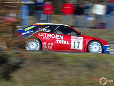 Colin McRae - Derek Ringer
71º Rallye Automobile de Monte-Carlo 2003. Citroën Xsara WRC (15 DDM 92). Clasificado 2º.

Del 24 al 26 de Enero, Monaco.
Superficie: asfalto - nieve.

El Rally tenia un total de 1357.92 km de los que 415.02 km divididos en 14 tramos eran especiales.

Tomaron la salida 50 equipos, finalizaron 29.@
Palabras clave: ;Citroen;Xsara;WRC;Montecarlo;2003