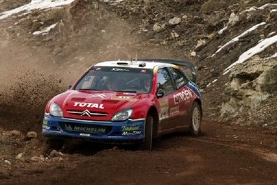 Colin McRae - Derek Ringer
4º Rally of Turkey 2003. Citröen Xsara WRC. Clasificado 4º.

Del 27 de Enero al 2 de Febrero, Kemer, Tuquia.
Superficie: tierra.

El Rally tenia un total de 1,193.85 Km de los que 338,24 Km divididos en 18 tramos eran especiales.

Se inscribieron 70 equipos, tomaron la salida 60, finalizaron 26.@
Palabras clave: Colin_McRae;Citroen;Xsara;WRC;Turquia;2003