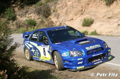 Tommi Mäkinen - Kaj Lindstrom
39º Rallye Catalunya - Costa Brava - Rallye de España 2003. Subaru Impreza S9 WRC '03 (S30 WRT). Clasificado 8º.

Del 24 al 26 de Octubre, Lloret de Mar, Girona, Catalunya, España.
Superficie: asfalto.

El Rally tenia un total de 1553.72 Km de los que 381.18 Km divididos en 22 tramos eran especiales.

Se inscribieron 49 equipos, tomaron la salida 47, finalizaron 33.

© Petr Fitz
@@
Palabras clave: ;Subaru;Impreza;WRC;Catalunya;2003;Spain
