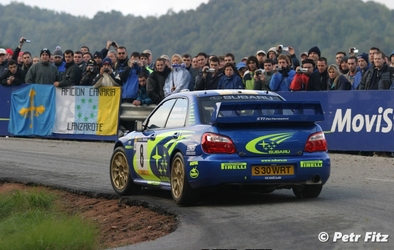 Tommi Mäkinen - Kaj Lindstrom
39º Rallye Catalunya - Costa Brava - Rallye de España 2003. Subaru Impreza S9 WRC '03 (S30 WRT). Clasificado 8º.

Del 24 al 26 de Octubre, Lloret de Mar, Girona, Catalunya, España.
Superficie: asfalto.

El Rally tenia un total de 1553.72 Km de los que 381.18 Km divididos en 22 tramos eran especiales.

Se inscribieron 49 equipos, tomaron la salida 47, finalizaron 33.

© Petr Fitz
@@
Palabras clave: ;Subaru;Impreza;WRC;Catalunya;2003;Spain