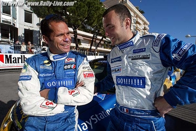 Simon Jean-Joseph - Jack Boyère
71º Rallye Automobile de Monte-Carlo 2003. Renault Clio S1600 (872 AMC 83). Clasificado 14º.

Del 24 al 26 de Enero, Monaco.
Superficie: asfalto - nieve.

El Rally tenia un total de 1357.92 km de los que 415.02 km divididos en 14 tramos eran especiales.

Tomaron la salida 50 equipos, finalizaron 29.@
Palabras clave: Renault;Clio;Montecarlo;2003;Personajes