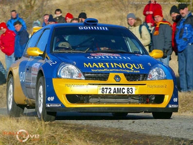 Simon Jean-Joseph - Jack Boyère
71º Rallye Automobile de Monte-Carlo 2003. Renault Clio S1600 (872 AMC 83). Clasificado 14º.

Del 24 al 26 de Enero, Monaco.
Superficie: asfalto - nieve.

El Rally tenia un total de 1357.92 km de los que 415.02 km divididos en 14 tramos eran especiales.

Tomaron la salida 50 equipos, finalizaron 29.@
Palabras clave: Renault;Clio;Montecarlo;2003