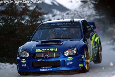 Tommi Mäkinen - Kaj Lindström
71º Rallye de Monte-Carlo 2003. Subaru Impreza WRC. Retirado por accidente.@
Palabras clave: Subaru;Impreza;WRC;Montecarlo;2003