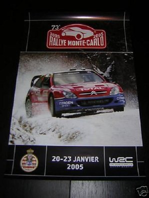 73º Rallye Automà²bile de Monte-Carlo 2005. 
El Rally tenis un total de 1,360.13 Km de los que 353.07 Km divididos en 15 tramos, eran especiales.
Tomaron la salida 34 equipos, finalizaron 24.
Palabras clave: Montecarlo;2005;detalles