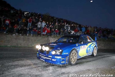 Petter Solberg - Phil Mills
73º Rallye Automobile de Monte-Carlo 2005. Subaru Impreza S10 WRC 04 (WT53 SRT). Abandonó por accidente en SS12 La Bollene Vesubie - Sospel 1 de 31.19 Km.
Subaru World Rally Team

Del 21 al 23 de Enero, Mónaco
Superficie: asfalto - nieve.

El Rally tenis un total de 1360.13 km de los que 353.07 km divididos en 15 tramos eran especiales.

Tomaron la salida 34 equipos, finalizaron 24.@
Palabras clave: Subaru;Impreza;WRC;Montecarlo;2005