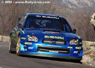 Stéphane Sarrazin - Stéphane Prévot
74º Rallye Automobile de Monte-Carlo 2006. Subaru Impreza S12 WRC 06 (GT55 SRT). Clasificado 5º.

Del 20 al 22 de Enero, Monaco.
Superficie: asfalto - nieve.

El Rally tenia un total de 1294.89 Km de los que 366.39 km divididos en 18 tramos eran especiales, (2 de ellas fueron canceladas SS3 Pierlas - Ilonse 1 de 23.22 Km y SS11 La Tour sur Tinee - Utelle 2 de 18.73 Km).

Se inscribieron 53 equipos, tomaron la salida 51, finalizaron 43.@
Palabras clave: Stéphane_Sarrazin;Stéphane_Prévot;Subaru;Impreza;WRC;Montecarlo;2006