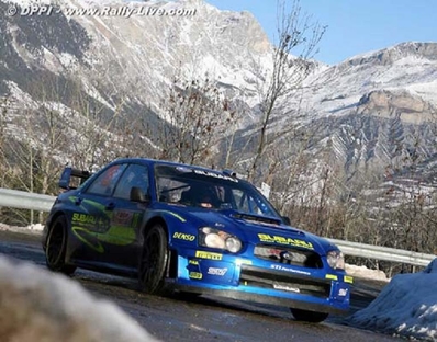 Stéphane Sarrazin - Stéphane Prévot
74º Rallye Automobile de Monte-Carlo 2006. Subaru Impreza S12 WRC 06 (GT55 SRT). Clasificado 5º.

Del 20 al 22 de Enero, Monaco.
Superficie: asfalto - nieve.

El Rally tenia un total de 1294.89 Km de los que 366.39 km divididos en 18 tramos eran especiales, (2 de ellas fueron canceladas SS3 Pierlas - Ilonse 1 de 23.22 Km y SS11 La Tour sur Tinee - Utelle 2 de 18.73 Km).

Se inscribieron 53 equipos, tomaron la salida 51, finalizaron 43.@
Palabras clave: Stéphane_Sarrazin;Stéphane_Prévot;Subaru;Impreza;WRC;Montecarlo;2006