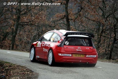 Dani Sordo - Marc Marti
75º Rallye Automobile de Monte-Carlo 2007. Citröen C4 WRC (738 DYN 78). Clasificado 2º.

Del 18 al 21 de Enero, Valence, Monte-Carlo.
Superficie: asfalto - nieve.

El Rally tenia un total de 1185.22 km de los que 328.54 km divididos en 15 tramos eran especiales.

Tomaron la salida 47 equipos, finalizaron 39.@
Palabras clave: ;Citroen;WRC;Montecarlo;2007