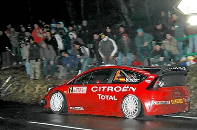 Dani Sordo - Marc Marti
75º Rallye Automobile de Monte-Carlo 2007. Citröen C4 WRC (738 DYN 78). Clasificado 2º.

Del 18 al 21 de Enero, Valence, Monte-Carlo.
Superficie: asfalto - nieve.

El Rally tenia un total de 1185.22 km de los que 328.54 km divididos en 15 tramos eran especiales.

Tomaron la salida 47 equipos, finalizaron 39.@
Palabras clave: ;Citroen;WRC;Montecarlo;2007