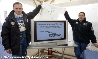 Manfred Stohl - Ilka Minor
75º Rallye Automobile de Monte-Carlo 2007. Citröen Xsara WRC. Clasificado 10º.

Del 18 al 21 de Enero, Valence, Monte-Carlo.
Superficie: asfalto - nieve.

El Rally tenia un total de 1185.22 km de los que 328.54 km divididos en 15 tramos eran especiales.

Tomaron la salida 47 equipos, finalizaron 39.
Palabras clave: ;Montecarlo;2007;Personajes