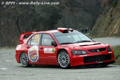 Xavier Pons - Xavier Amigo
75º Rallye Automobile de Monte-Carlo 2007. Mitsubishi Lancer WRC 05 (KN04 WMC). Clasificado 26º.

Del 18 al 21 de Enero, Valence, Monte-Carlo.
Superficie: asfalto - nieve.

El Rally tenia un total de 1185.22 km de los que 328.54 km divididos en 15 tramos eran especiales.

Tomaron la salida 47 equipos, finalizaron 39.@
Palabras clave: Xavier_Pons;Xavier_Amigo;Mitsubishi;Lancer;WRC;Montecarlo;2007