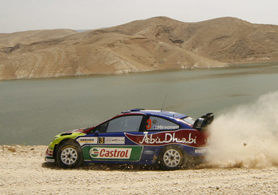Mikko Hirvonen - Jarmo Lehtinen
1º Jordan Rally 2008. Ford Focus RS WRC '07 (EU07 SSZ). Clasificado 1º.
BP Ford Abu Dhabi WRT

Del 24 al 27 de Abril.
Superficie: tierra.

El Rally constaba de 3 etapas con un total de 983.44 km de los que 359.26 km divididos en 22 tramos, eran cronometrados.

Tomaron la salida 54 equipos, finalizaron 33.@
Palabras clave: Ford;Focus;WRC;Jordania;2008