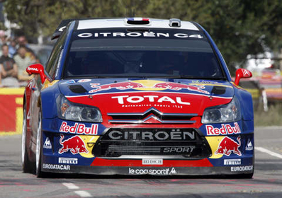 Sébastien Loeb - Daniel Elena
44º RallyRACC Catalunya - Costa Daurada 2008. Citröen C4 WRC. Clasificado 1º.

Del 2 al 5 de Octubre, Salou, Tarragona, Catalunya, España.
Superficie: asfalto.

El Rally tenia un total de 1313.99 Km de los que 353.62 Km divididos en 18 tramos eran especiales.

Se inscribieron 79 equipos, tomaron la salida 69, finalizaron 48.@
Palabras clave: Sebastien_Loeb;Citroen;WRC;Catalunya;2008
