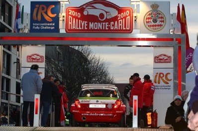 Juho Hanninen - Mikko Markkula
78º Rallye Automobile de Monte-Carlo 2010. Skoda Fabia S2000 (11R 0102). Clasificado 2º.

Del 19 al 23 de Enero, Valence - Monaco.
Superficie: asfalto - nieve

El Rally tenia un total de 396.18 km cronometrados divididos en 3 etapas y 15 tramos especiales.

Tomaron la salida 59 equipos, finalizaron 36.@
Palabras clave: Juho_Hanninen;Mikko_Markkula;Skoda;Fabia;Montecarlo;2010