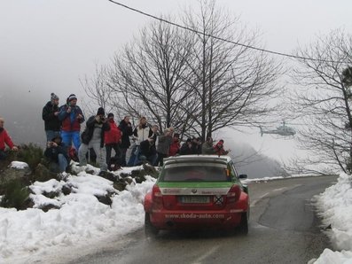 Nicolas Vouilloz - Benjamin Veillas
78º Rallye Automobile de Monte-Carlo 2010. Skoda Fabia S2000 (11R 0092). Clasificado 3º.

Del 19 al 23 de Enero, Valence - Monaco.
Superficie: asfalto - nieve

El Rally tenia un total de 396.18 km cronometrados divididos en 3 etapas y 15 tramos especiales.

Tomaron la salida 59 equipos, finalizaron 36.@
Palabras clave: Nicolas_Vouilloz;Skoda;Fabia;Montecarlo;2010