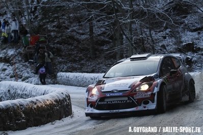 Evgeniy Novikov - Denis Giraudet
80º Rallye Automobile de Monte-Carlo 2012. Ford Fiesta RS WRC (RU55 ALM). Clasificado 5º.

Del 17 al 22 de Enero, Valence - Monaco.
Superficie: asfalto - nieve.

El Rally teni­a un total de 1772.52 km de los que 433.36 Km divididos en 18 tramos eran especiales.

Se inscribieron 82 equipos, tomaron la salida 73, finalizaron 45.@
Palabras clave: Ford;Fiesta;WRC;Montecarlo;2012;nieve