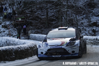 Francois Delecour - Dominique Savignoni
80º Rallye Automobile de Monte-Carlo 2012. Ford Fiesta RS WRC (PX60 AWP). Clasificado 6º.

Del 17 al 22 de Enero, Valence - Monaco.
Superficie: asfalto - nieve.

El Rally teni­a un total de 1772.52 km de los que 433.36 Km divididos en 18 tramos eran especiales.

Se inscribieron 82 equipos, tomaron la salida 73, finalizaron 45.@
Palabras clave: Ford;Fiesta;WRC;Montecarlo;2012