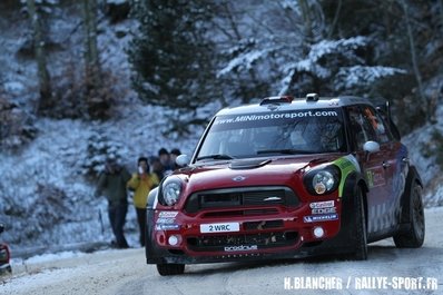 Pierre Campana -  Sabrina de Castelli
80º Rallye Automobile de Monte-Carlo 2012. Mini John Cooper Works WRC (2 WRC). Clasificado 7º.

Del 17 al 22 de Enero, Valence - Monaco.
Superficie: asfalto - nieve.

El Rally teni­a un total de 1772.52 km de los que 433.36 Km divididos en 18 tramos eran especiales.

Se inscribieron 82 equipos, tomaron la salida 73, finalizaron 45.@
Palabras clave: Mini;Cooper;Montecarlo;2012;nieve;WRC