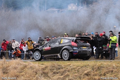 Ott Tänak - Kuldar Sikk
80º Rallye Automobile de Monte-Carlo 2012. Ford Fiesta RS WRC (PX11 AMV). Clasificado 8º.

Del 17 al 22 de Enero, Valence - Monaco.
Superficie: asfalto - nieve.

El Rally teni­a un total de 1772.52 km de los que 433.36 Km divididos en 18 tramos eran especiales.

Se inscribieron 82 equipos, tomaron la salida 73, finalizaron 45.@
Palabras clave: Ford;Fiesta;WRC;Montecarlo;2012