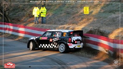 Armindo Araujo - Miguel Ramalho
80º Rallye Automobile de Monte-Carlo 2012. Mini John Cooper Works WRC (OU6 DLJ). Clasificado 10º.

Del 17 al 22 de Enero, Valence - Monaco.
Superficie: asfalto - nieve.

El Rally teni­a un total de 1772.52 km de los que 433.36 Km divididos en 18 tramos eran especiales.

Se inscribieron 82 equipos, tomaron la salida 73, finalizaron 45.@
Palabras clave: Mini;Cooper;Montecarlo;2012