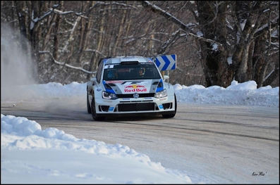 Sebastien Ogier - Julien Ingrassia
81º Rallye Automobile de Monte-Carlo 2013. Volkswagen Polo R WRC. Clasificado 2º.

Del 15 al 20 de Enero, Valence.
Superficie: asfalto - nieve.

El Rallye tenia un total de 1778.81 Km de los que 468.42 Km divididos en 18 tramos eran especiales (2 de ellos fueron cancelados por exceso de nieve, SS17 Moulinet - La Bollene Vesubie 3 de 23.54 Km y SS18 Lantosque - Luceram 2 de 18.95 Km).

Tomaron la salida 73 equipos, finalizaron 45.

COPYRIGHT Kevin Mazzilli
@
Palabras clave: Sebastien_Ogier;Volkswagen;Polo;WRC;2013;nieve