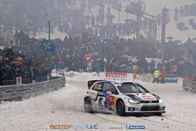 Sebastien Ogier - Julien Ingrassia
81º Rallye Automobile de Monte-Carlo 2013. Volkswagen Polo R WRC. Clasificado 2º.

Del 15 al 20 de Enero, Valence.
Superficie: asfalto - nieve.

El Rallye tenia un total de 1778.81 Km de los que 468.42 Km divididos en 18 tramos eran especiales (2 de ellos fueron cancelados por exceso de nieve, SS17 Moulinet - La Bollene Vesubie 3 de 23.54 Km y SS18 Lantosque - Luceram 2 de 18.95 Km).

Tomaron la salida 73 equipos, finalizaron 45.

Col de Turini
COPYRIGHT Andre Lavadinho
@
Palabras clave: Sebastien_Ogier;Volkswagen;Polo;WRC;2013;nieve;Montecarlo;Turini