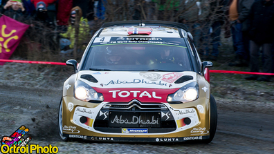 Mads Ostberg - Jonas Andersson
82º Rallye Automobile de Monte-Carlo 2014. Citröen DS3 WRC. Clasificado 4º.
El Rallye tenia un total de 1,373.36 Km de los que 360.48 divididos en 15 tramos, eran especiales, (una de ellas fue cancelada por exceso de nieve SS14 La Bollene Vesubie - Mouline 2 de 23.40 Km, mas conocido como Col de Turini, por exceso de nieve).
Se inscribieron 72 participantes, tomaron la salida 68, finalizaron 40.
Palabras clave: ;Citroen;DS3;WRC;Montecarlo;2014