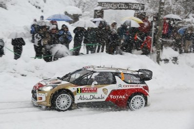 Mads Ostberg - Jonas Andersson
82º Rallye Automobile de Monte-Carlo 2014. Citröen DS3 WRC. Clasificado 4º.
El Rallye tenia un total de 1,373.36 Km de los que 360.48 divididos en 15 tramos, eran especiales, (una de ellas fue cancelada por exceso de nieve SS14 La Bollene Vesubie - Mouline 2 de 23.40 Km, mas conocido como Col de Turini, por exceso de nieve).
Se inscribieron 72 participantes, tomaron la salida 68, finalizaron 40.
Palabras clave: Mads_Ostberg;Citroen;DS3;WRC;Montecarlo;2014;nieve