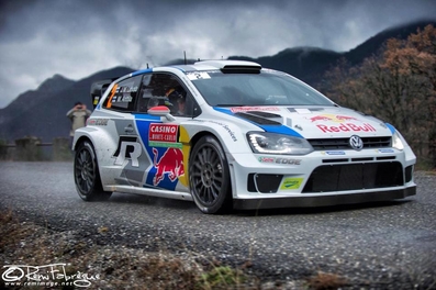 Jari-Matti Latvala - Miikka Anttila
82º Rallye Automobile de Monte-Carlo 2014. Volkswagen Polo R WRC. Clasificado 5º.
El Rallye tenia un total de 1,373.36 Km de los que 360.48 divididos en 15 tramos, eran especiales, (una de ellas fue cancelada por exceso de nieve SS14 La Bollene Vesubie - Mouline 2 de 23.40 Km, mas conocido como Col de Turini, por exceso de nieve).
Se inscribieron 72 participantes, tomaron la salida 68, finalizaron 40.
Palabras clave: ;Miikka_Anttila;Volkswagen;Polo;WRC;Montecarlo;2014